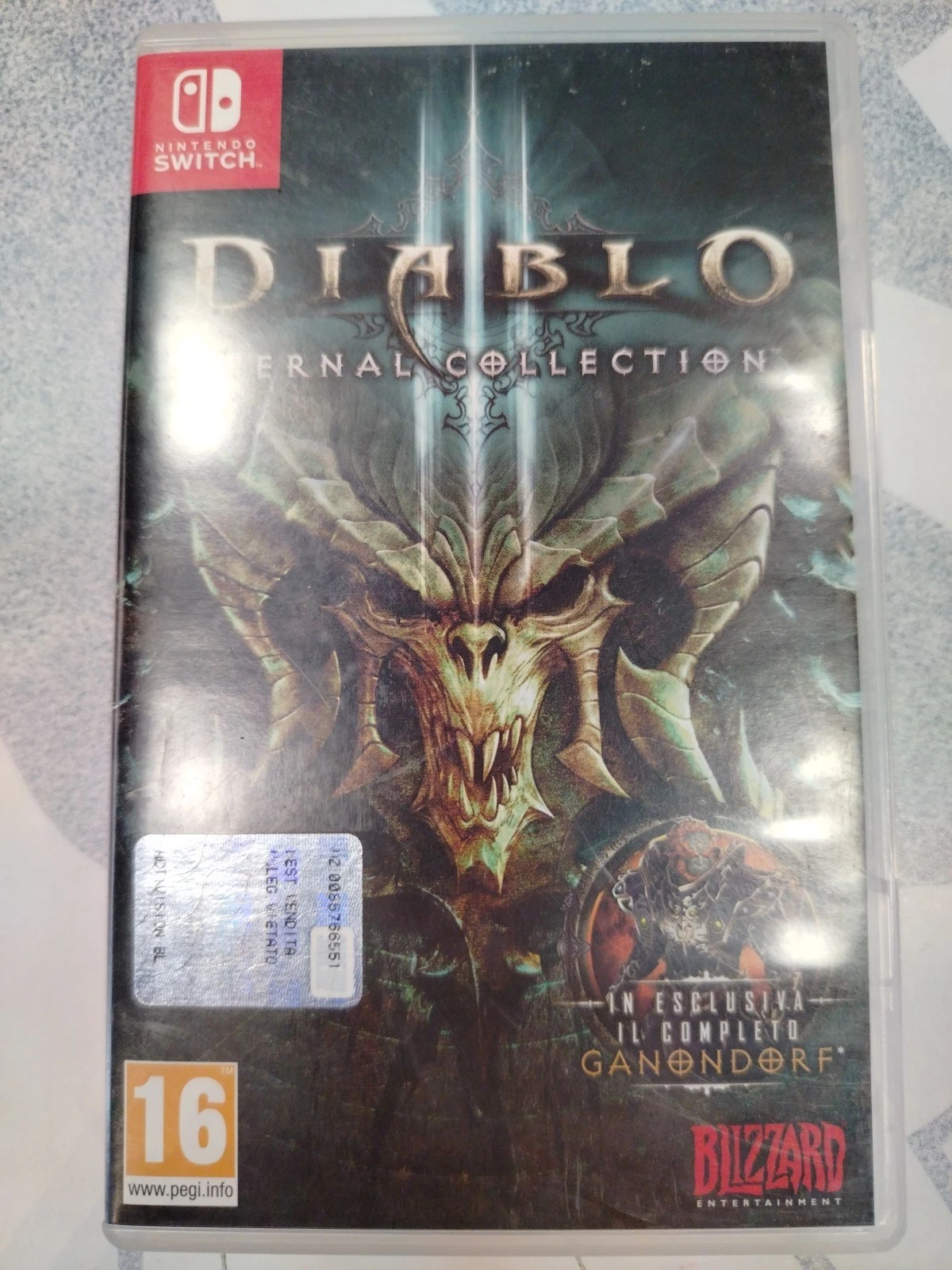 Diablo 3 Eternal Collection Switch Nintendo ITA Triangolo Verde